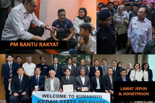 PM Anwar bantu banjir Kedah, Sanusi masih di Jepun terus ‘honeymoon’