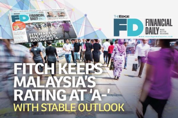 Fitch kekal taraf ‘BBB+’ bagi Malaysia