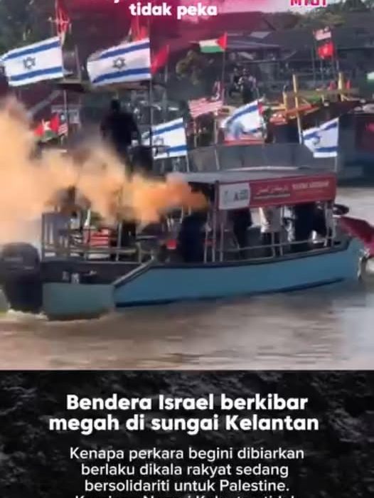 Kibaran Bendera Israel Di Kelantan, Kerajaan Negeri PAS Terlepas Pandang Ke?